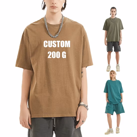 Sommer Hiphop Street Style Personalisiertes Unisex-Shirt mit Rundhalsausschnitt und Batikmuster